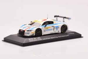 Audi R8 LMS #11 HCB Rutronik Racing L. di Grassi FIA GT World Cup Macau 2016 Minichamps 1:43 437171711 Kov – obrázok 2 z 4