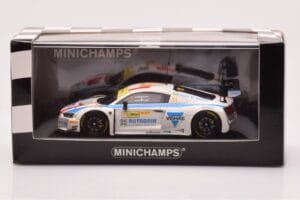 Audi R8 LMS #11 HCB Rutronik Racing L. di Grassi FIA GT World Cup Macau 2016 Minichamps 1:43 437171711 Kov – obrázok 4 z 4