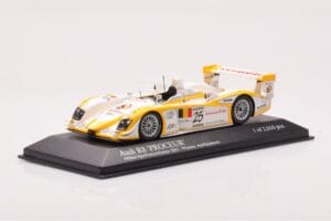 Audi R8 #25 S. Ara / T. Kristensen Winners 1000km Spa 2003 Minichamps 1:43 400031325 Kov – obrázok 2 z 4