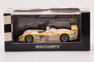 Audi R8 #25 S. Ara / T. Kristensen Winners 1000km Spa 2003 Minichamps 1:43 400031325 Kov – obrázok 4 z 4