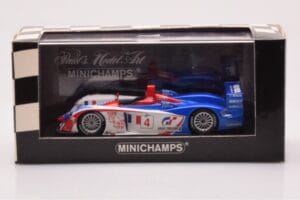 Audi R8 #4 M. Ortelli / J-M. Gounon 1000km Spa 2005 Minichamps 1:43 400051304 Kov – obrázok 4 z 4