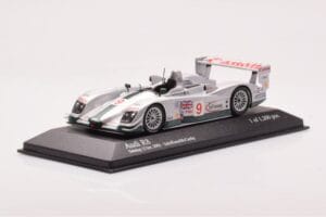 Audi R8 #9 M. Salo / Kane / McCarthy Sebring 12 Hours 2003 Minichamps 1:43 400031399 Kov – obrázok 2 z 4