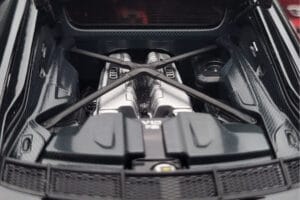 Audi R8 Performance Čierny Kengfai 1:18 VAKF-0353 Kov – obrázok 9 z 10