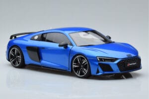 Audi R8 Performance Modrý Kengfai 1:18 VAKF-0355 Kov – obrázok 6 z 10