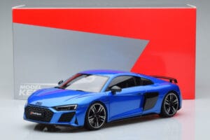 Audi R8 Performance Modrý Kengfai 1:18 VAKF-0355 Kov – obrázok 10 z 10