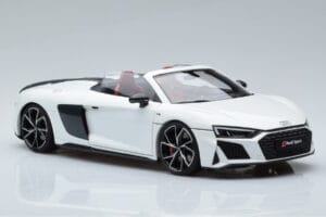 Audi R8 Spyder Performance Biely Kengfai 1:18 VAKF-0351 Kov – obrázok 7 z 11