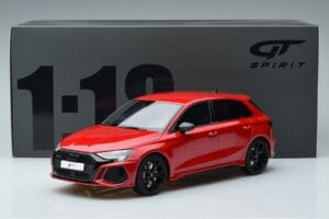 Audi RS3 8Y Sportback Červený GT Spirit 1:18 GT378 Živica – obrázok 6 z 6