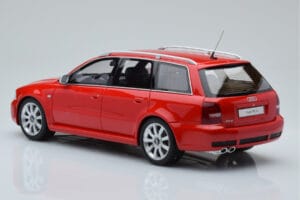 Audi RS4 B5 Avant Červený Otto 1:18 OT1026B Živica – obrázok 5 z 6