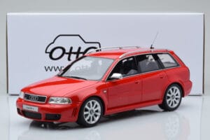 Audi RS4 B5 Avant Červený Otto 1:18 OT1026B Živica – obrázok 6 z 6