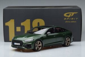 Audi RS5 B9 Sportback Sonoma Zelený Asia Edition GT Spirit 1:18 CLDC018 Živica – obrázok 6 z 6