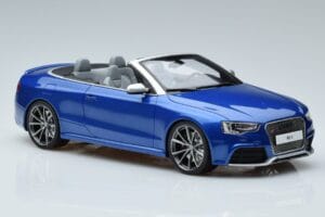 Audi RS5 B8 Kabriolet Modrý GT Spirit 1:18 ZM053 Živica – obrázok 4 z 6