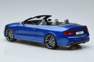 Audi RS5 B8 Kabriolet Modrý GT Spirit 1:18 ZM053 Živica – obrázok 5 z 6