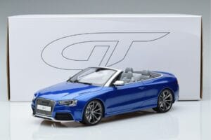 Audi RS5 B8 Kabriolet Modrý GT Spirit 1:18 ZM053 Živica – obrázok 6 z 6