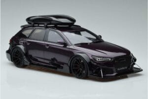 Audi RS6 C7 Avant S Body Kitom Fialový GT Spirit 1:18 GT864 Živica – obrázok 4 z 6