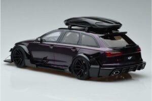 Audi RS6 C7 Avant S Body Kitom Fialový GT Spirit 1:18 GT864 Živica – obrázok 5 z 6