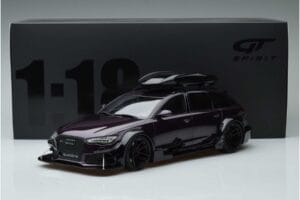 Audi RS6 C7 Avant S Body Kitom Fialový GT Spirit 1:18 GT864 Živica – obrázok 6 z 6