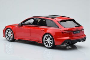 Audi RS6 MTM C8 Avant Tango Červený GT Spirit 1:18 GT432 Živica – obrázok 5 z 6