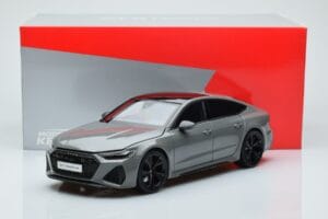 Audi RS7 C8 Sportback Šedý Kengfai 1:18 VAKF-0333 Živica – obrázok 7 z 7