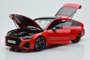 Audi RS7 C8 Sportback Červený Kengfai 1:18 VAKF-0332 Živica – obrázok 2 z 7
