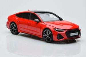 Audi RS7 C8 Sportback Červený Kengfai 1:18 VAKF-0332 Živica – obrázok 5 z 7
