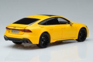 Audi RS7 C8 Sportback Žltý Vossen Rims Limitovaná Edícia Kengfai 1:18 VAKF-0335 Kov – obrázok 3 z 8