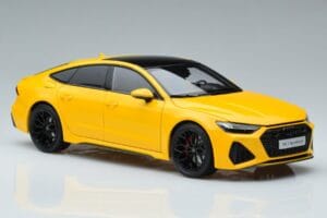 Audi RS7 C8 Sportback Žltý Vossen Rims Limitovaná Edícia Kengfai 1:18 VAKF-0335 Kov – obrázok 6 z 8