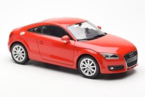Audi TT 8J Červený Metalíza Minichamps 1:18 100015021 Kov – obrázok 6 z 8