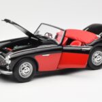 Austin-Healey 3000 Mk I Spider Čierny Červený Kyosho 1:18 08141KR - image 2 of 8