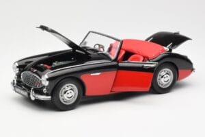 Austin-Healey 3000 Mk I Spider Čierny Červený Kyosho 1:18 08141KR Kov – obrázok 2 z 8