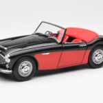 Austin-Healey 3000 Mk I Spider Čierny Červený Kyosho 1:18 08141KR