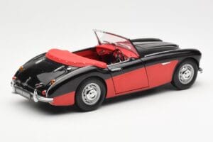 Austin-Healey 3000 Mk I Spider Čierny Červený Kyosho 1:18 08141KR Kov – obrázok 3 z 8