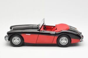 Austin-Healey 3000 Mk I Spider Čierny Červený Kyosho 1:18 08141KR Kov – obrázok 4 z 8