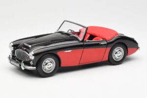 Austin-Healey 3000 Mk I Spider Čierny Červený Kyosho 1:18 08141KR