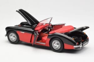 Austin-Healey 3000 Mk I Spider Čierny Červený Kyosho 1:18 08141KR Kov – obrázok 5 z 8