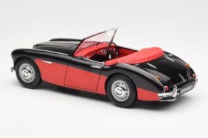 Austin-Healey 3000 Mk I Spider Čierny Červený Kyosho 1:18 08141KR Kov – obrázok 7 z 8