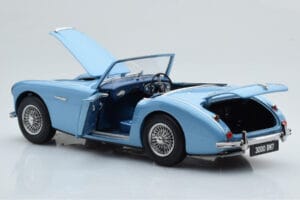 Austin-Healey 3000 Mk1 BN7 Modrý Kyosho 1:18 08149HBL Kov – obrázok 3 z 8