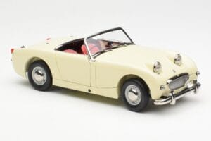 Austin-Healey Sprite Mk I Open Old English Biely Kyosho 1:18 08953EW Kov – obrázok 6 z 8