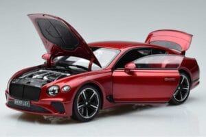 Bentley Continental GT Candy Červený Norev 1:18 182788 Kov – obrázok 2 z 7
