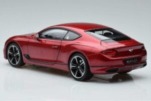 Bentley Continental GT Candy Červený Norev 1:18 182788 Kov – obrázok 6 z 7