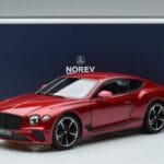 Bentley Continental GT Candy Červený Norev 1:18 182788 Kov - image 7 of 7