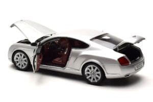 Bentley Continental GT Strieborný Minichamps 1:18 100139021 Kov – obrázok 5 z 8
