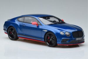 Bentley Continental GT Speed Black Edition Modrý GT Spirit 1:18 KJ006 Živica – obrázok 4 z 6