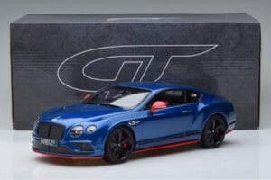 Bentley Continental GT Speed Black Edition Modrý GT Spirit 1:18 KJ006 Živica – obrázok 6 z 6