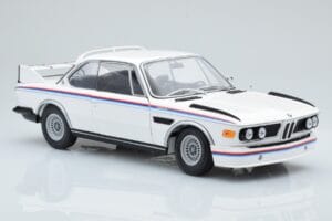 BMW 3.0 CSL E9 Biely Dealer Edition Minichamps 1:18 80435A5D020 Kov – obrázok 5 z 7