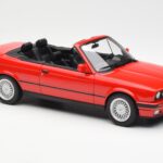 BMW 318i E30 Kabriolet Červený Norev 1:18 183210 - image 4 of 6
