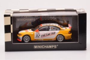 BMW 320i E46 Wiechers Sport #32 Hennerici / Wiechers WTCC 2005 Minichamps 1:43 400052432 Kov – obrázok 4 z 4