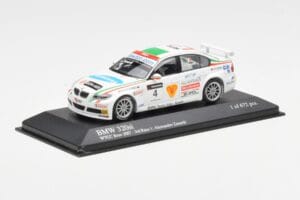 BMW 320si E90 BMW Team Italy Spain #4 A. Zanardi WTCC Brno 3rd Race 2007 Minichamps 1:43 400072604 Kov – obrázok 2 z 4