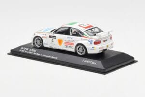 BMW 320si E90 BMW Team Italy Spain #4 A. Zanardi WTCC Brno 3rd Race 2007 Minichamps 1:43 400072604 Kov – obrázok 3 z 4