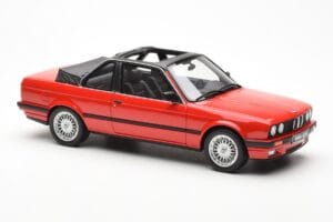 BMW 325i E30 Baur Červený Metallic Otto 1:18 OT767 Živica – obrázok 4 z 6