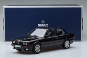 BMW 325i E30 Čierny Norev 1:18 183203 Kov – obrázok 6 z 6